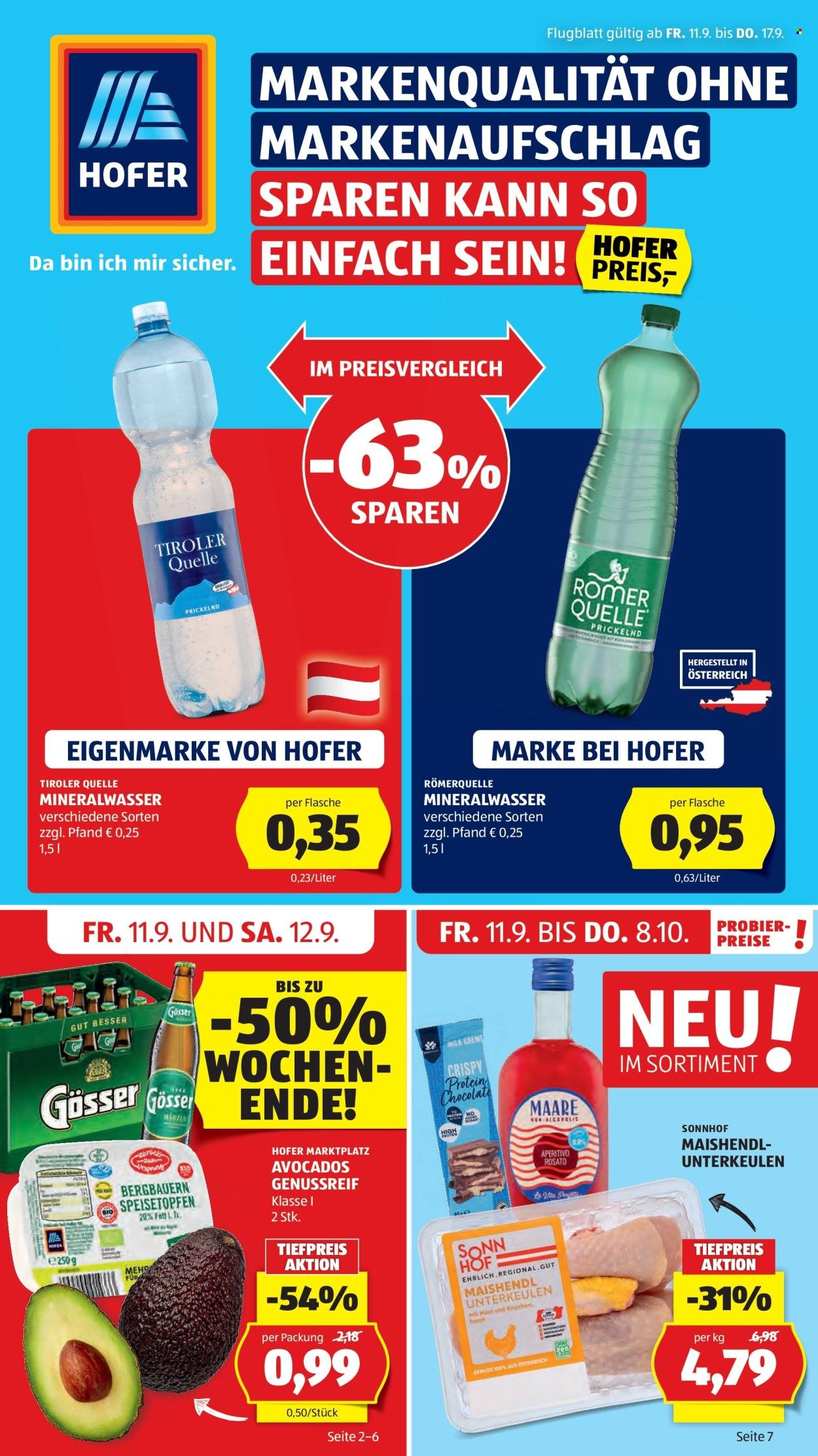 HOFER Flugblatt - Ab Freitag, 11.9.2026