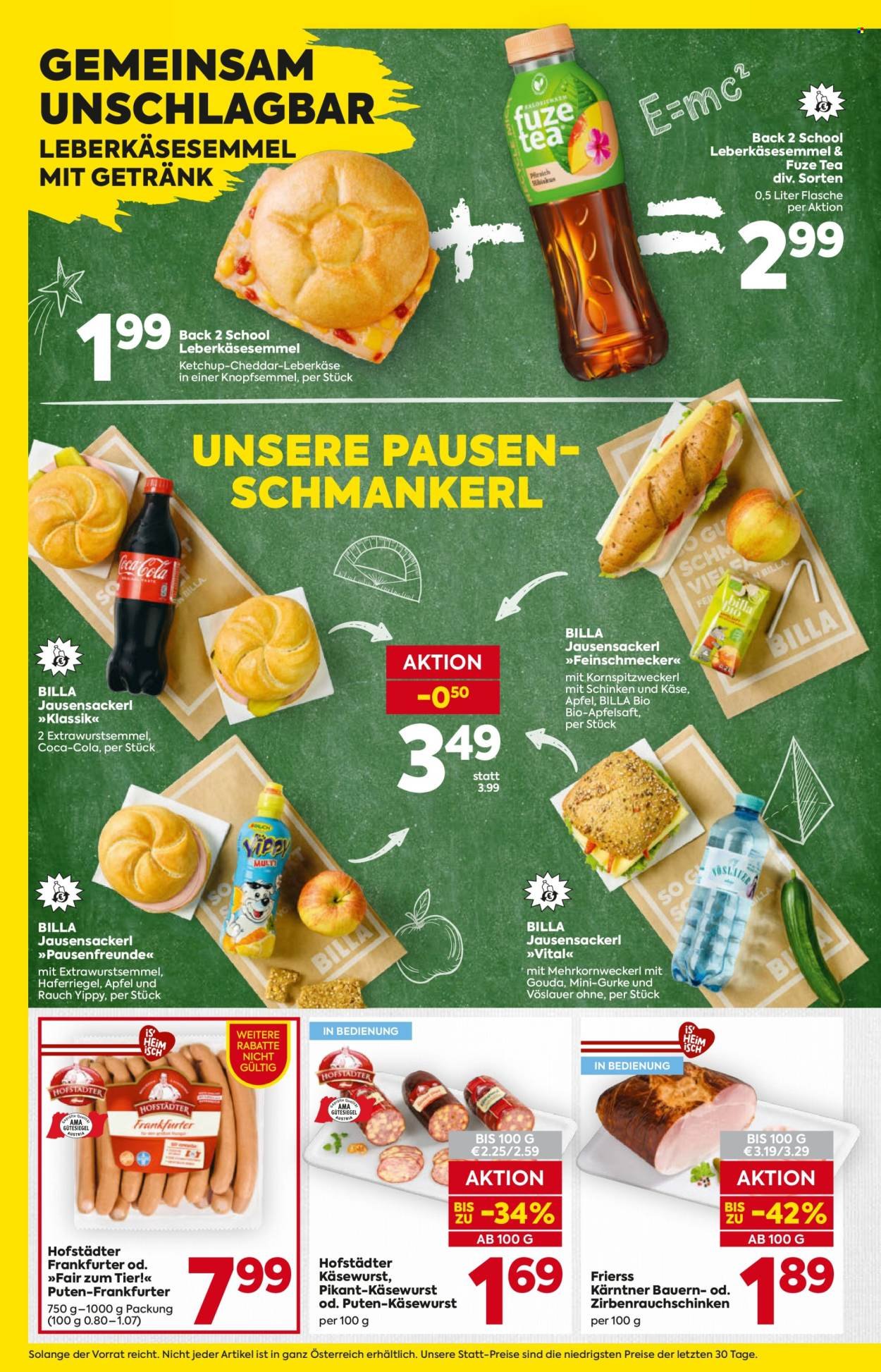 BILLA Flugblatt - Ab Donnerstag, 3.9.2026