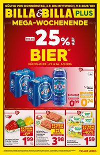BILLA Flugblatt - Ab Donnerstag, 3.9.2026