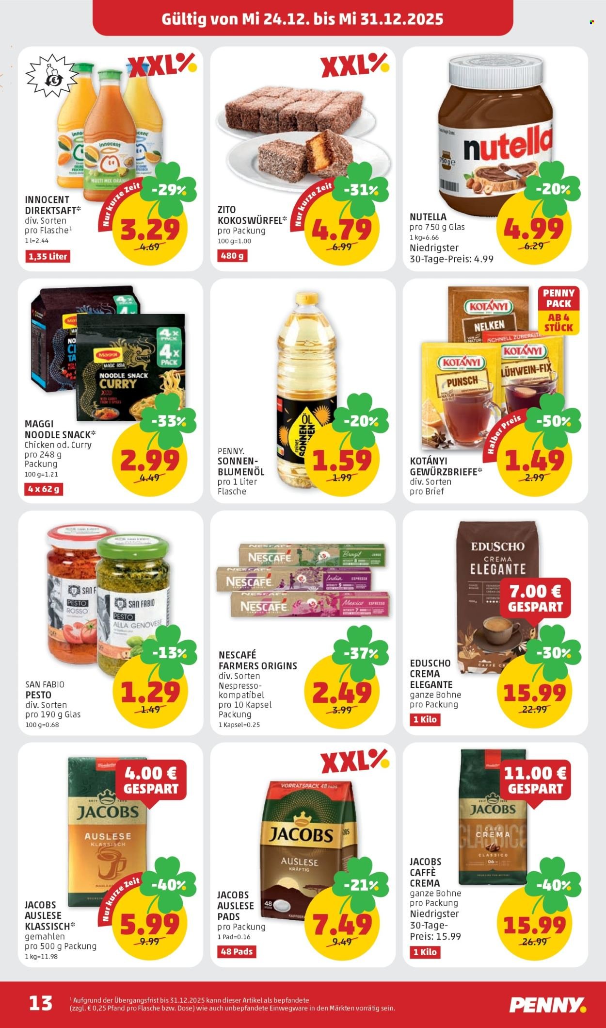 PENNY Flugblatt - Ab Mittwoch, 24.12.2025
