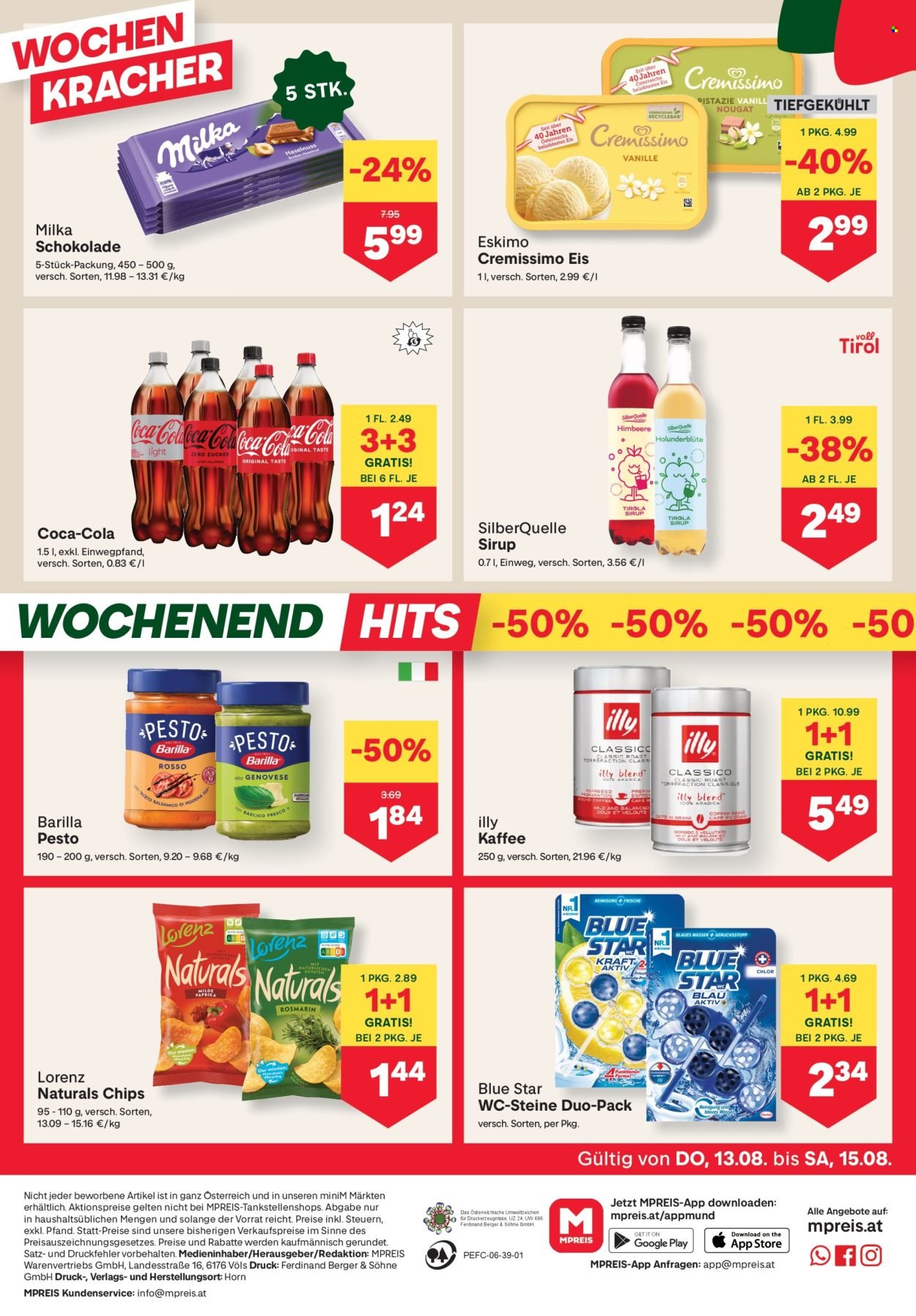 MPREIS Flugblatt - Ab Donnerstag, 13.8.2026