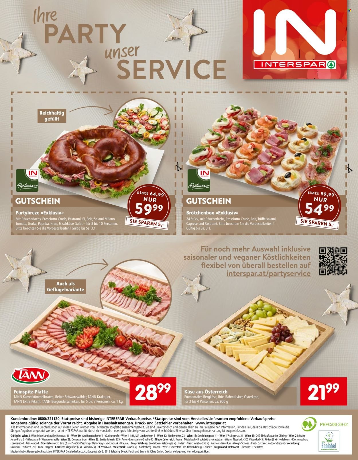 INTERSPAR Flugblatt - Sonderfolder Festtagstisch KW47