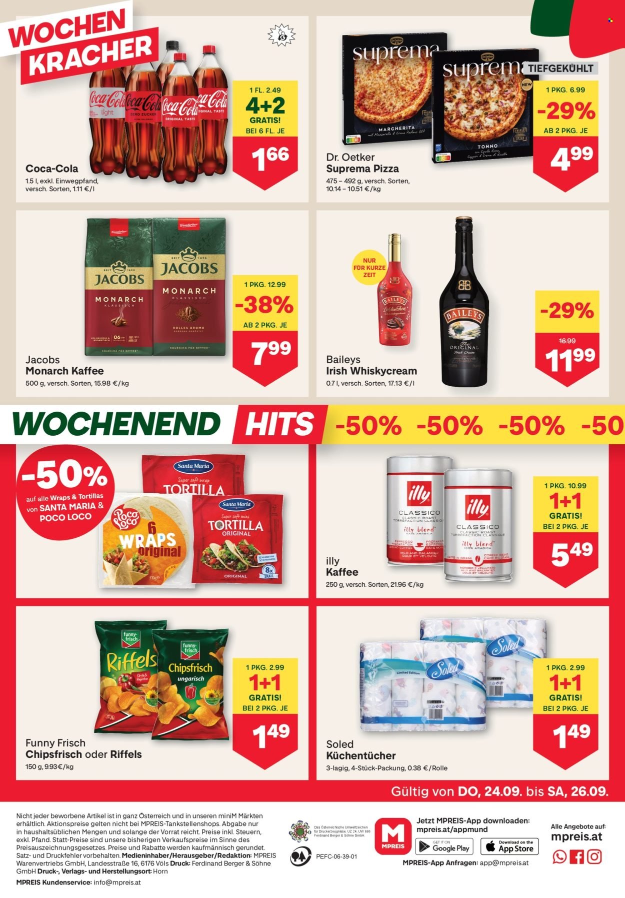MPREIS Flugblatt - Ab Donnerstag, 24.9.2026