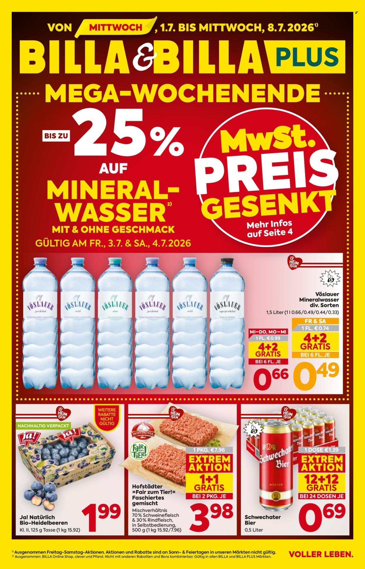 BILLA Flugblatt - Ab Mittwoch, 1.7.2026