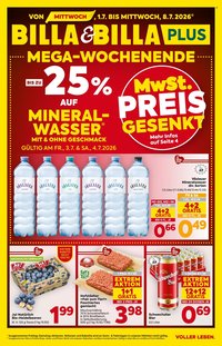 BILLA Flugblatt - Ab Mittwoch, 1.7.2026
