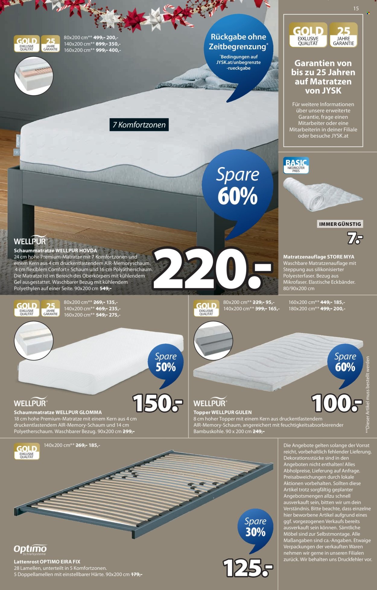 JYSK Flugblatt - Großartige Angebote (2025-12-10 - 2026-01-06) | 15