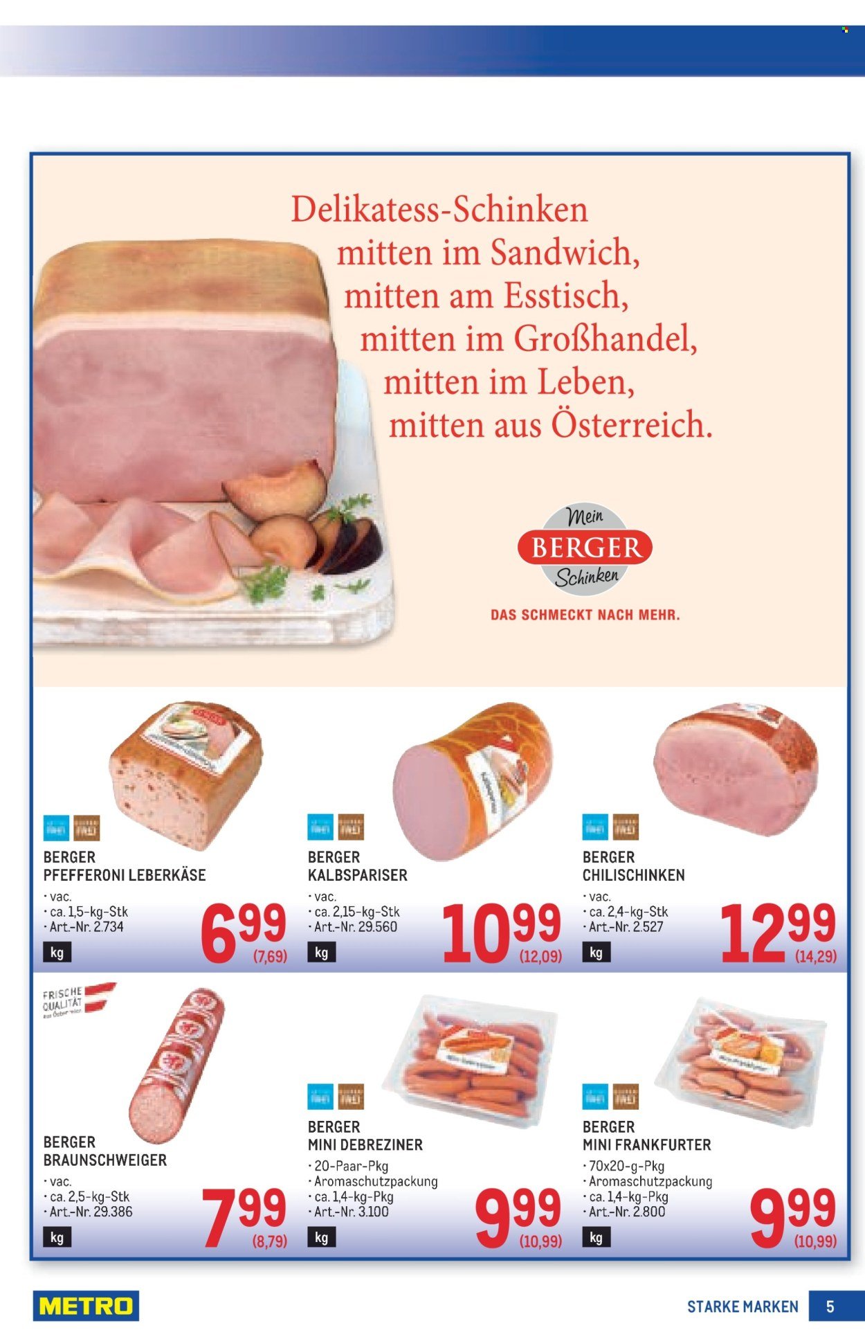 METRO Flugblatt - Starke Marken
