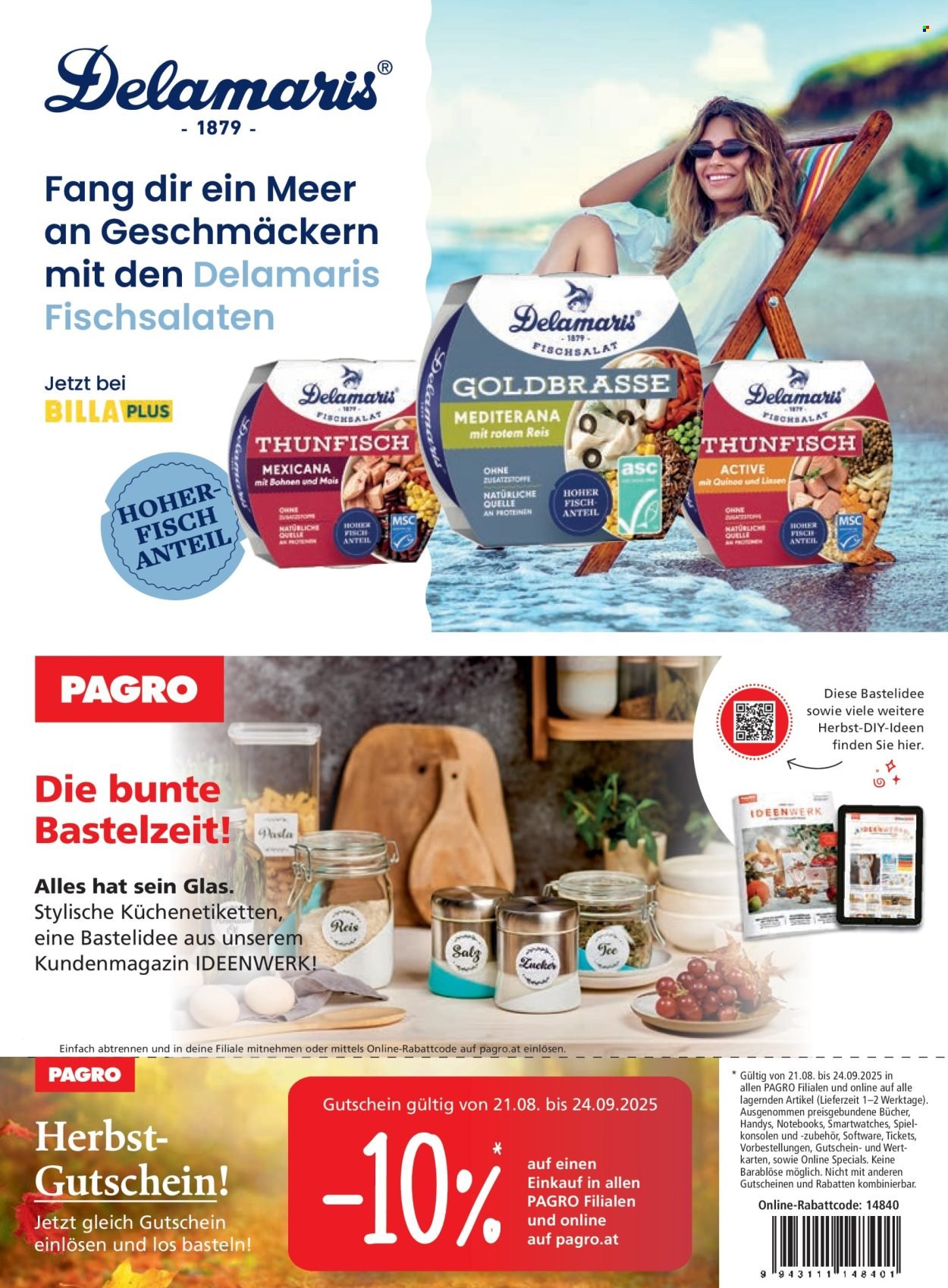 BILLA Flugblatt - Ab Montag, 1.9.2025 (2025-09-01 - 2025-09-30)