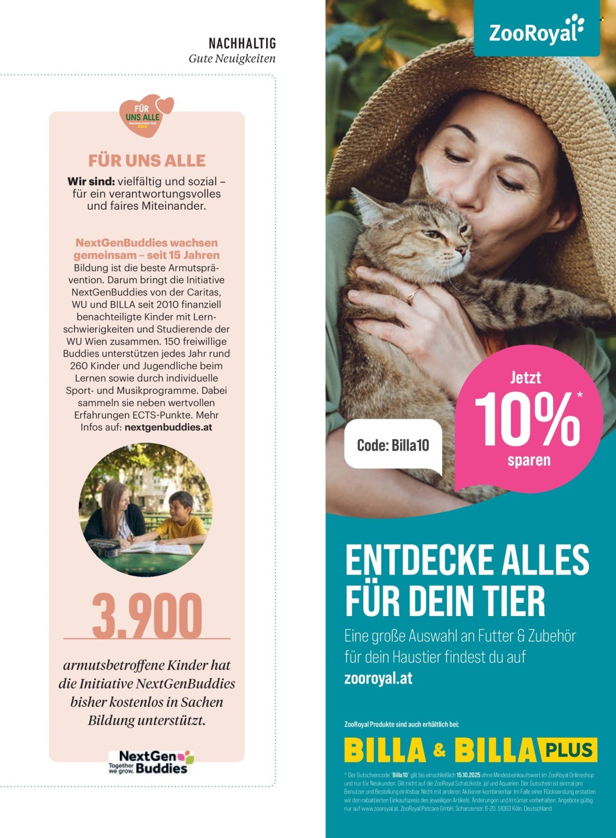 BILLA Flugblatt - Ab Montag, 1.9.2025 (2025-09-01 - 2025-09-30)