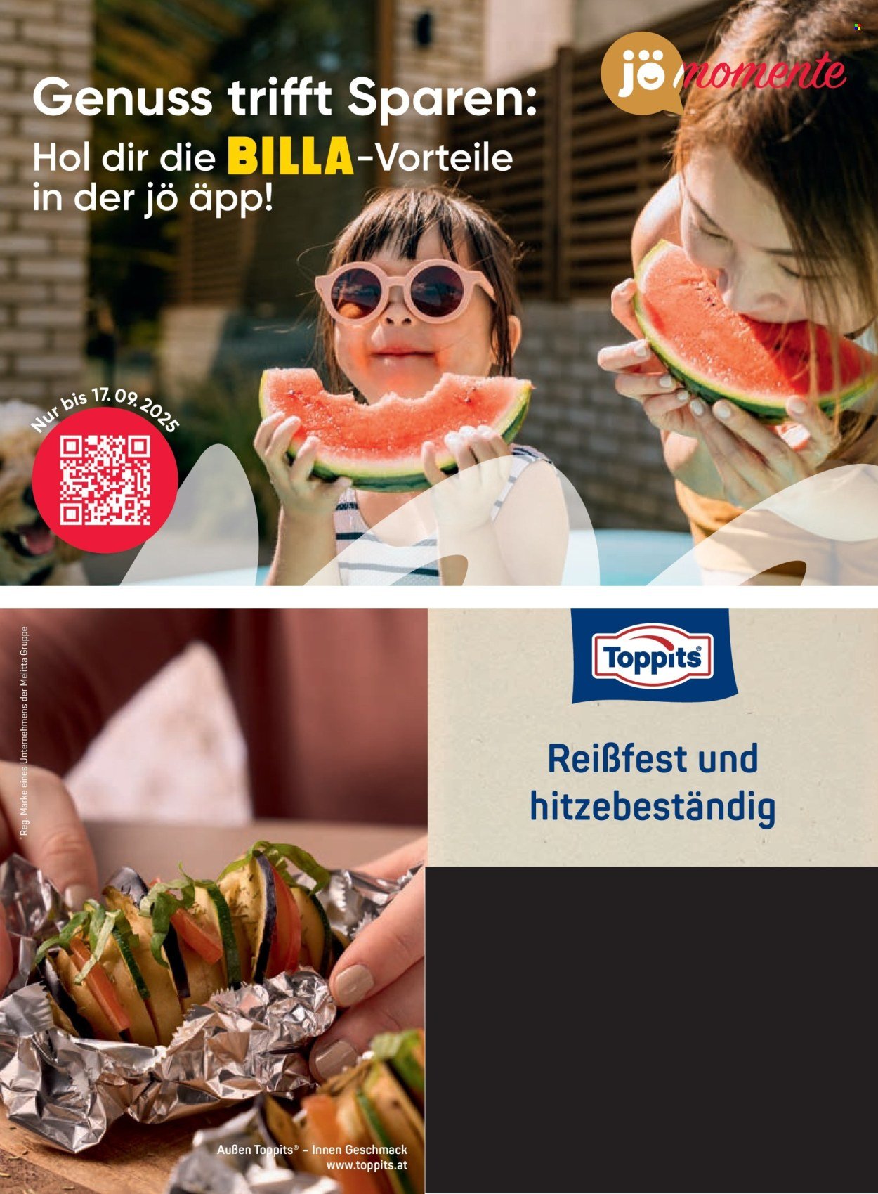 BILLA Flugblatt - Ab Montag, 1.9.2025 (2025-09-01 - 2025-09-30)
