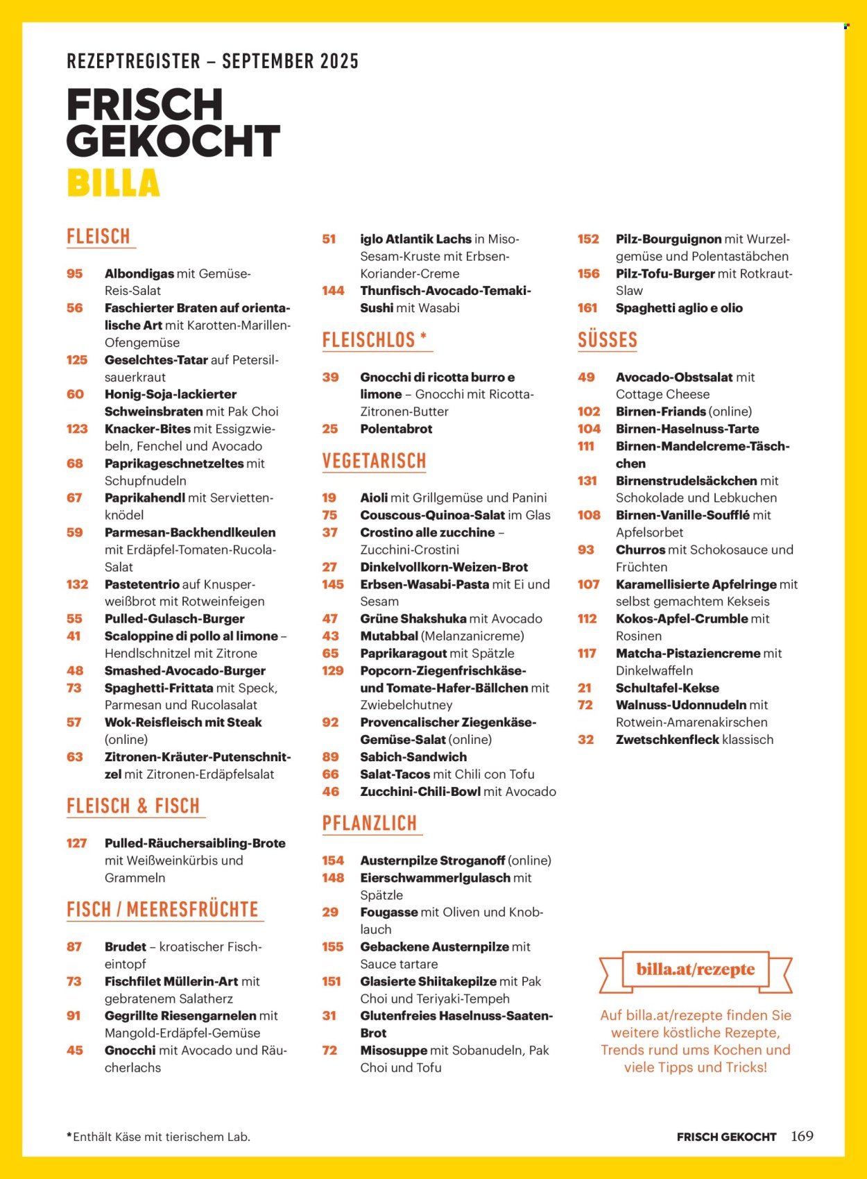 BILLA Flugblatt - Ab Montag, 1.9.2025 (2025-09-01 - 2025-09-30)