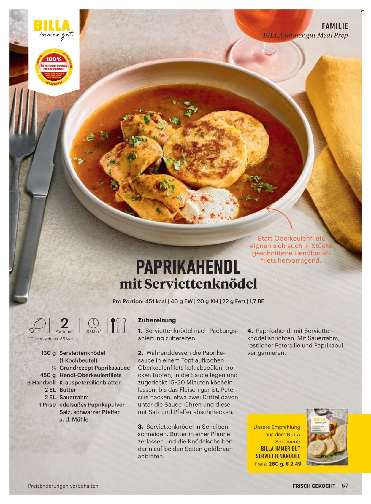 BILLA Flugblatt - Ab Montag, 1.9.2025 (2025-09-01 - 2025-09-30)