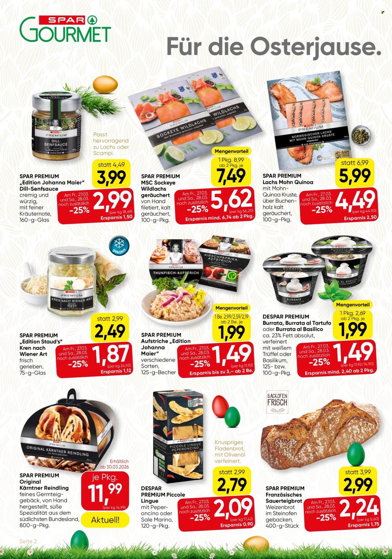 SPAR Flugblatt - Gourmet