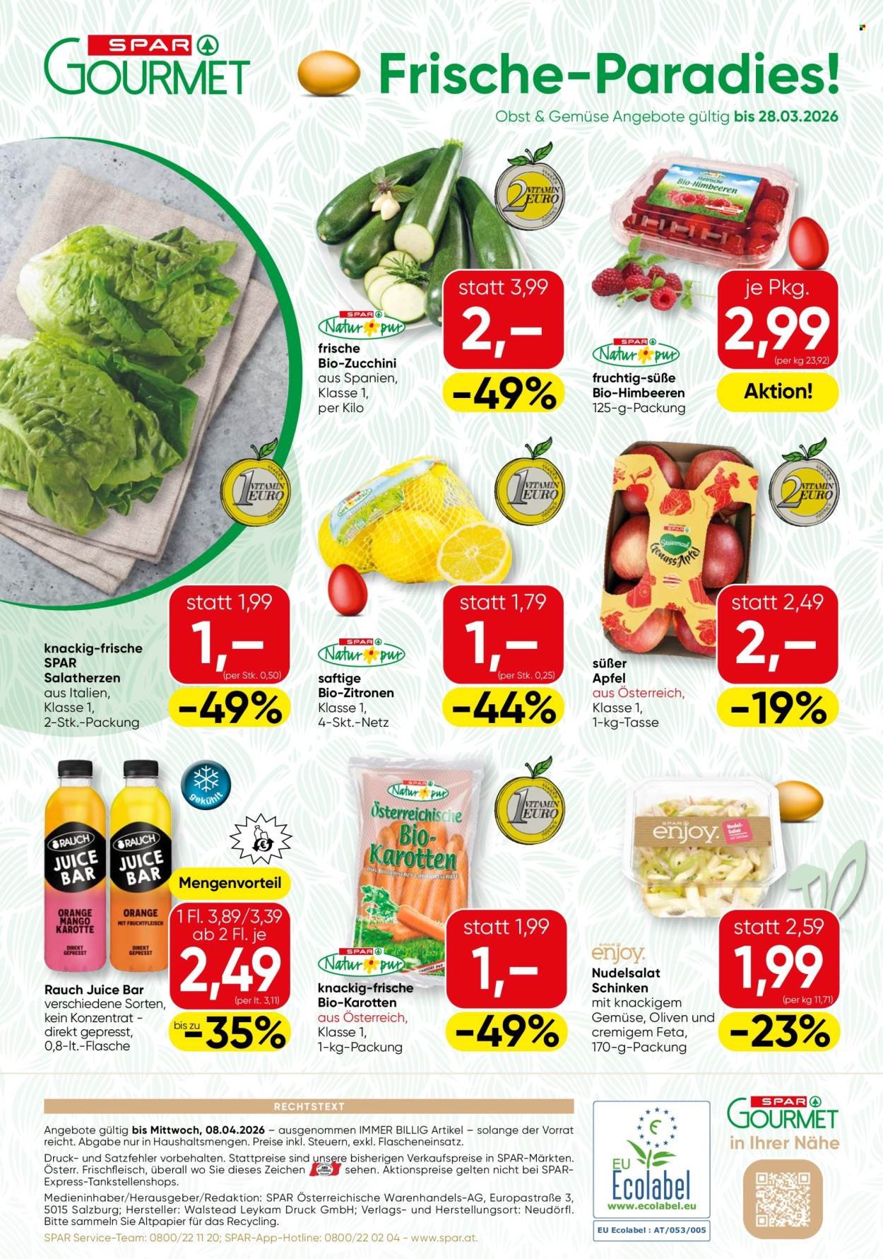 SPAR Flugblatt - Gourmet