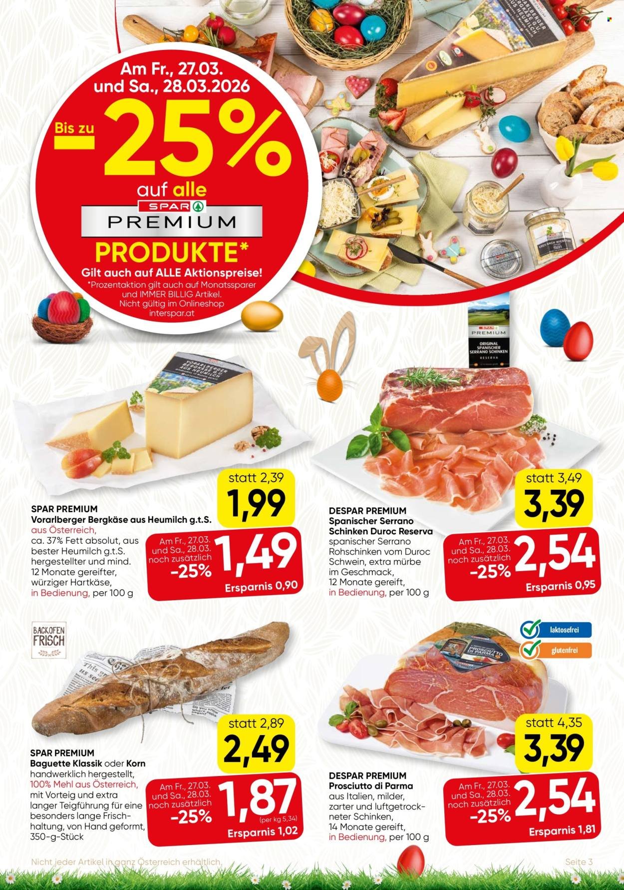 SPAR Flugblatt - Gourmet