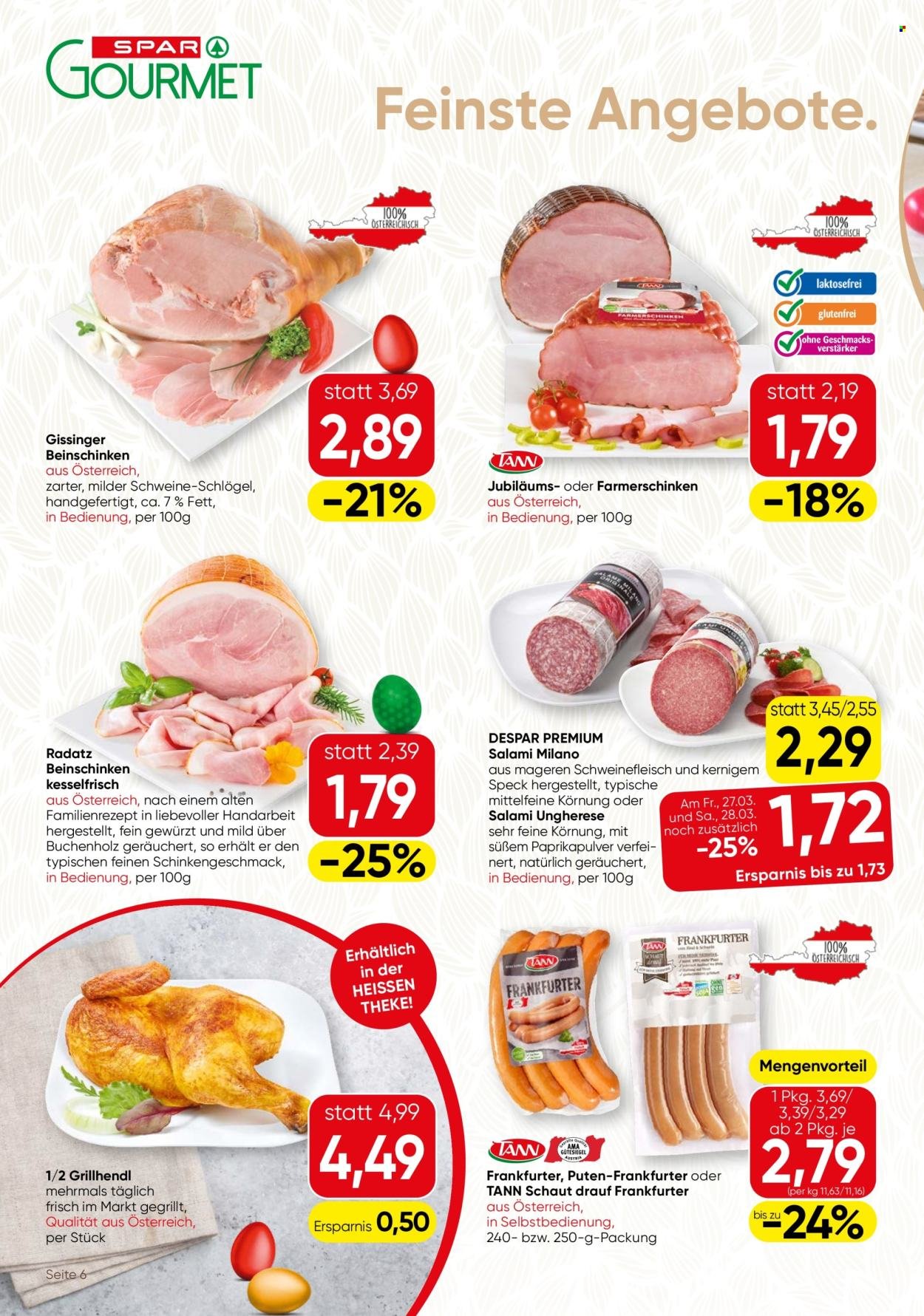 SPAR Flugblatt - Gourmet