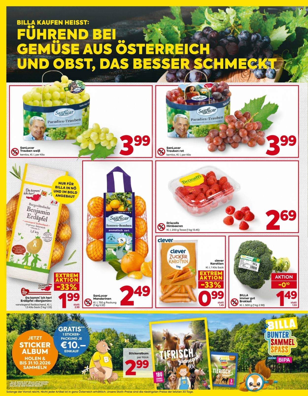 BILLA Flugblatt - Ab Donnerstag, 8.10.2026