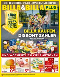 BILLA Flugblatt - Ab Donnerstag, 8.10.2026
