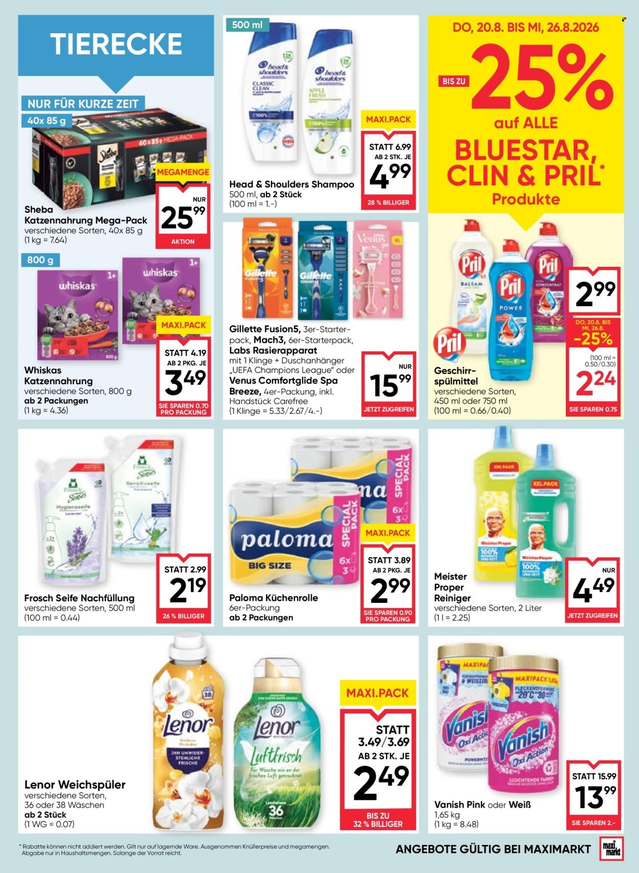 MAXIMARKT Flugblatt - Ab Donnerstag, 20.8.2026