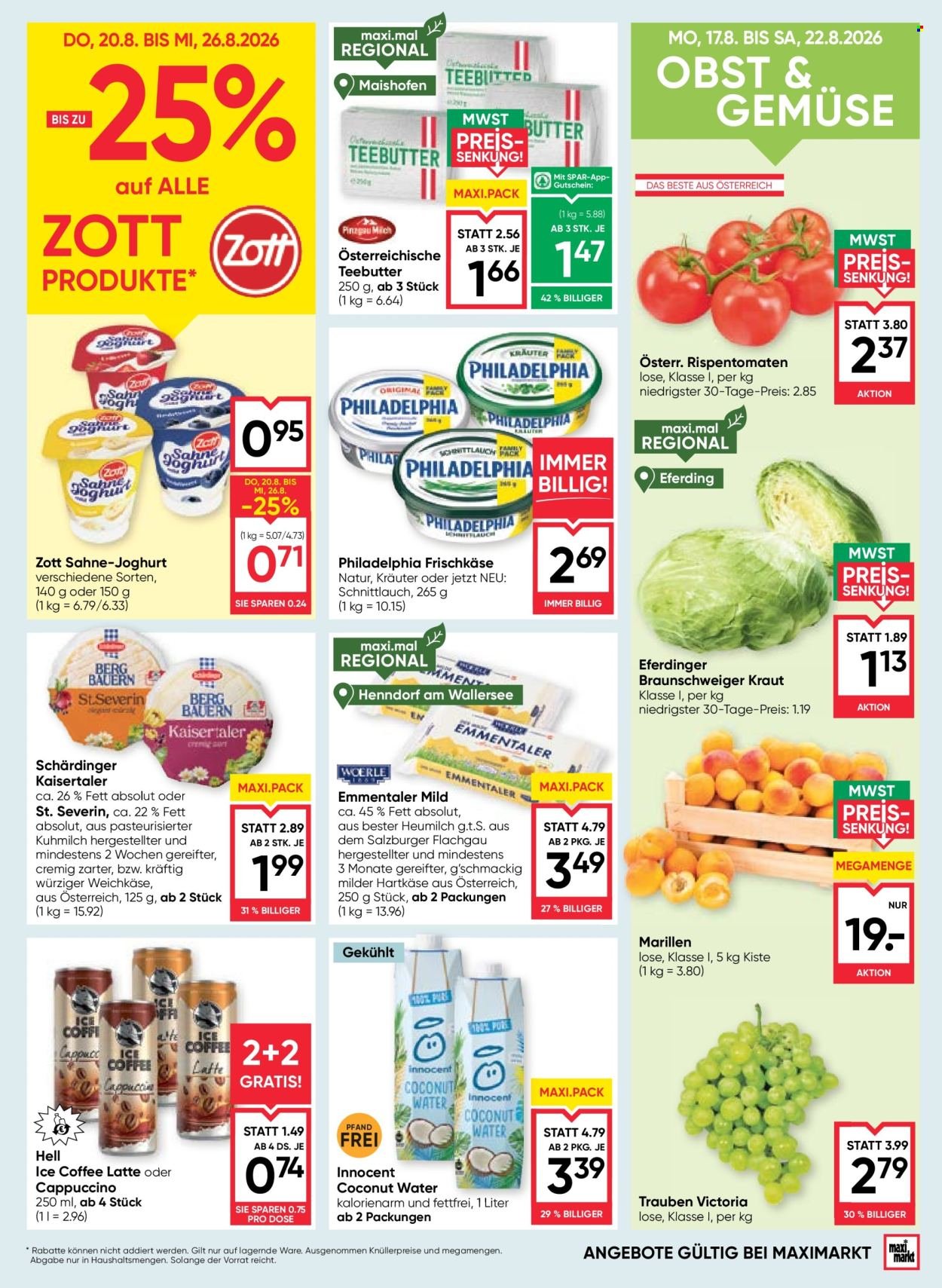 MAXIMARKT Flugblatt - Ab Donnerstag, 20.8.2026