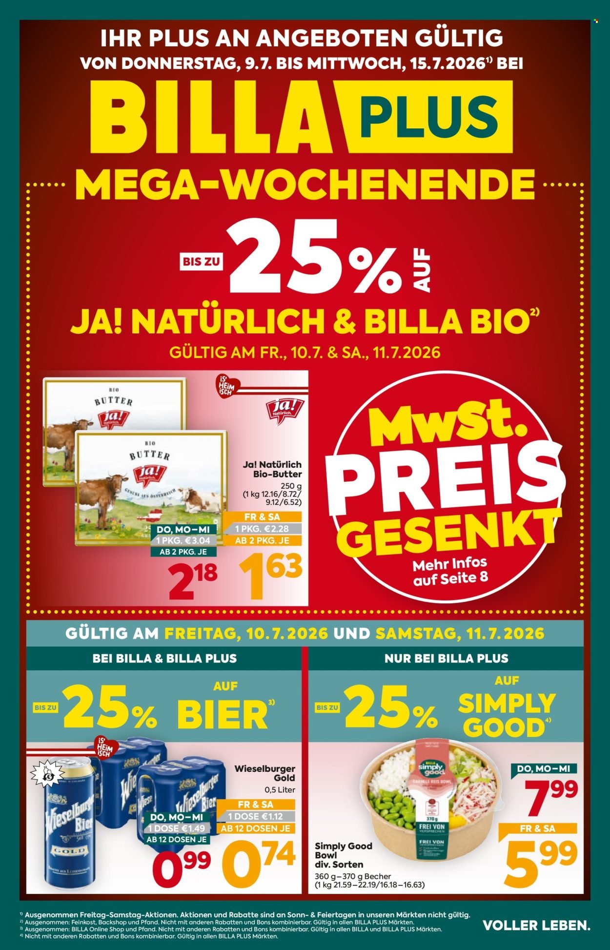 BILLA PLUS Flugblatt - Ab Donnerstag, 9.7.2026