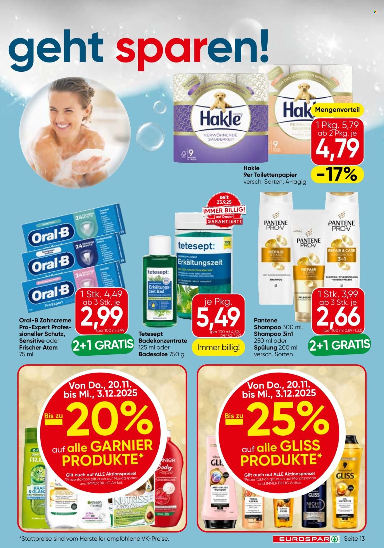 EUROSPAR Flugblatt - KW 47 - Wien (2025-11-20 - 2025-12-03)