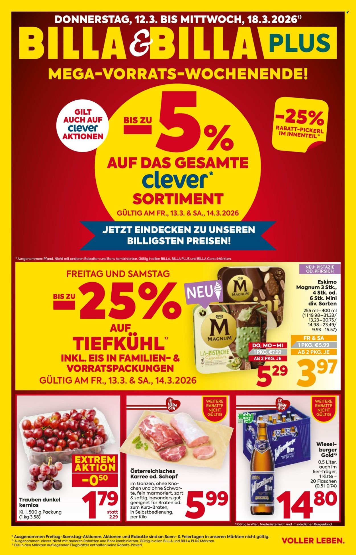 BILLA Flugblatt - Ab Donnerstag, 12.3.2026