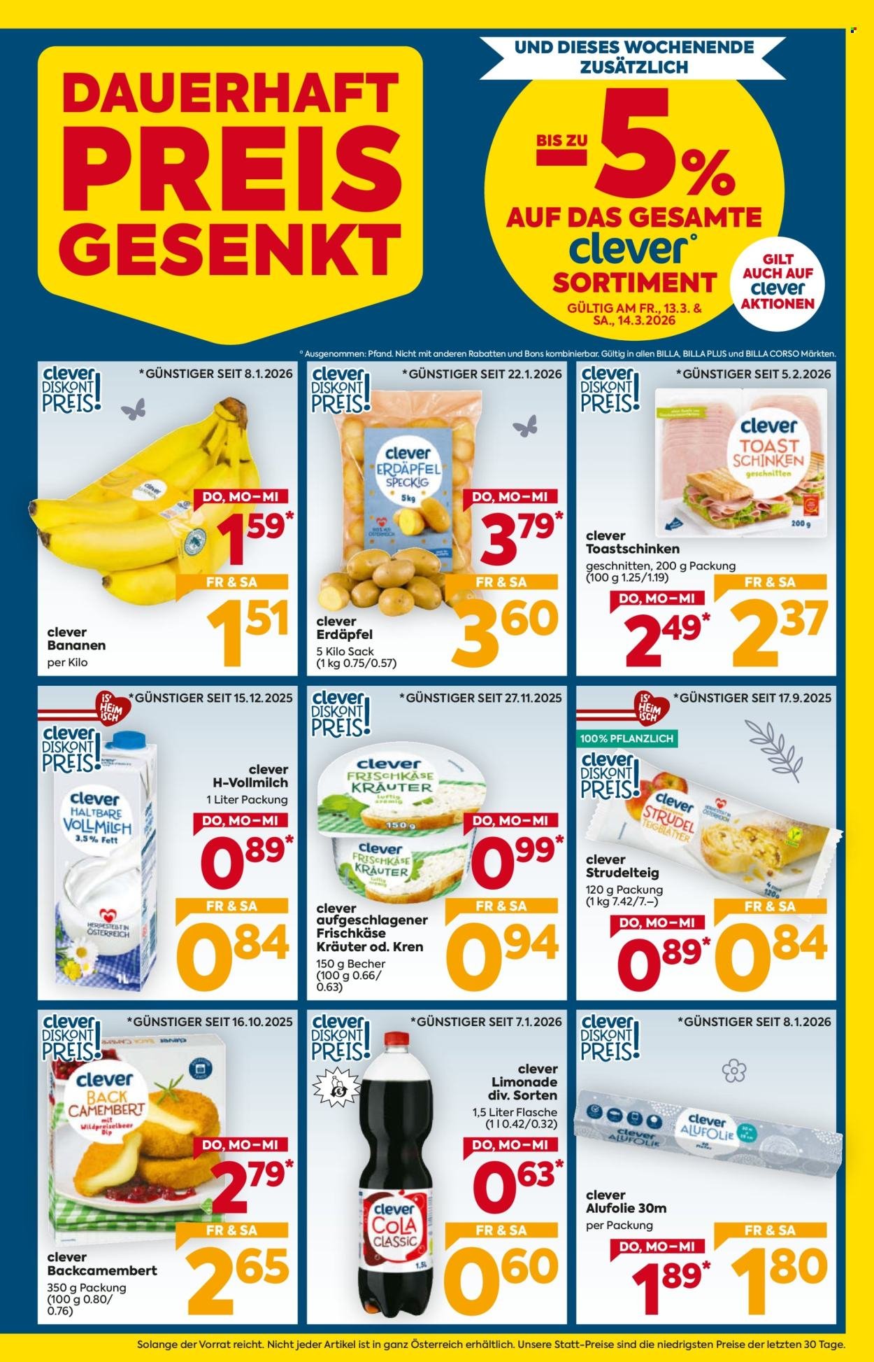 BILLA Flugblatt - Ab Donnerstag, 12.3.2026