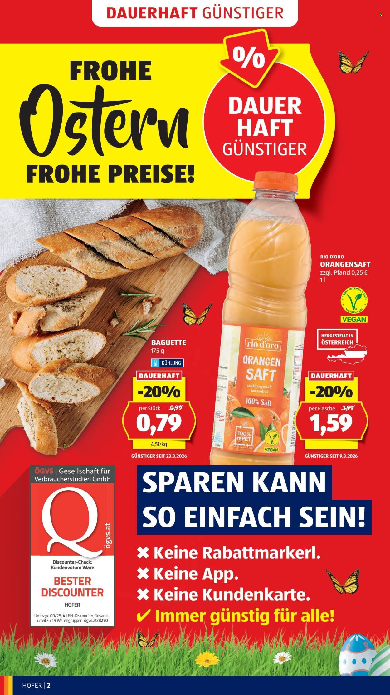 HOFER Flugblatt - Ab Freitag, 27.3.2026