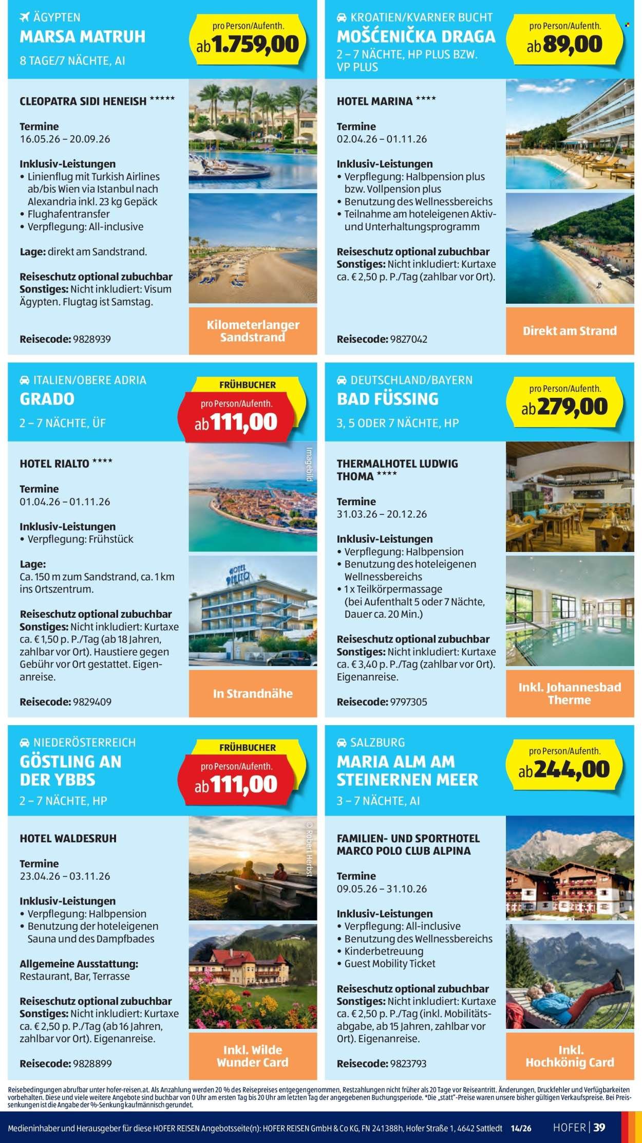 HOFER Flugblatt - Ab Freitag, 27.3.2026