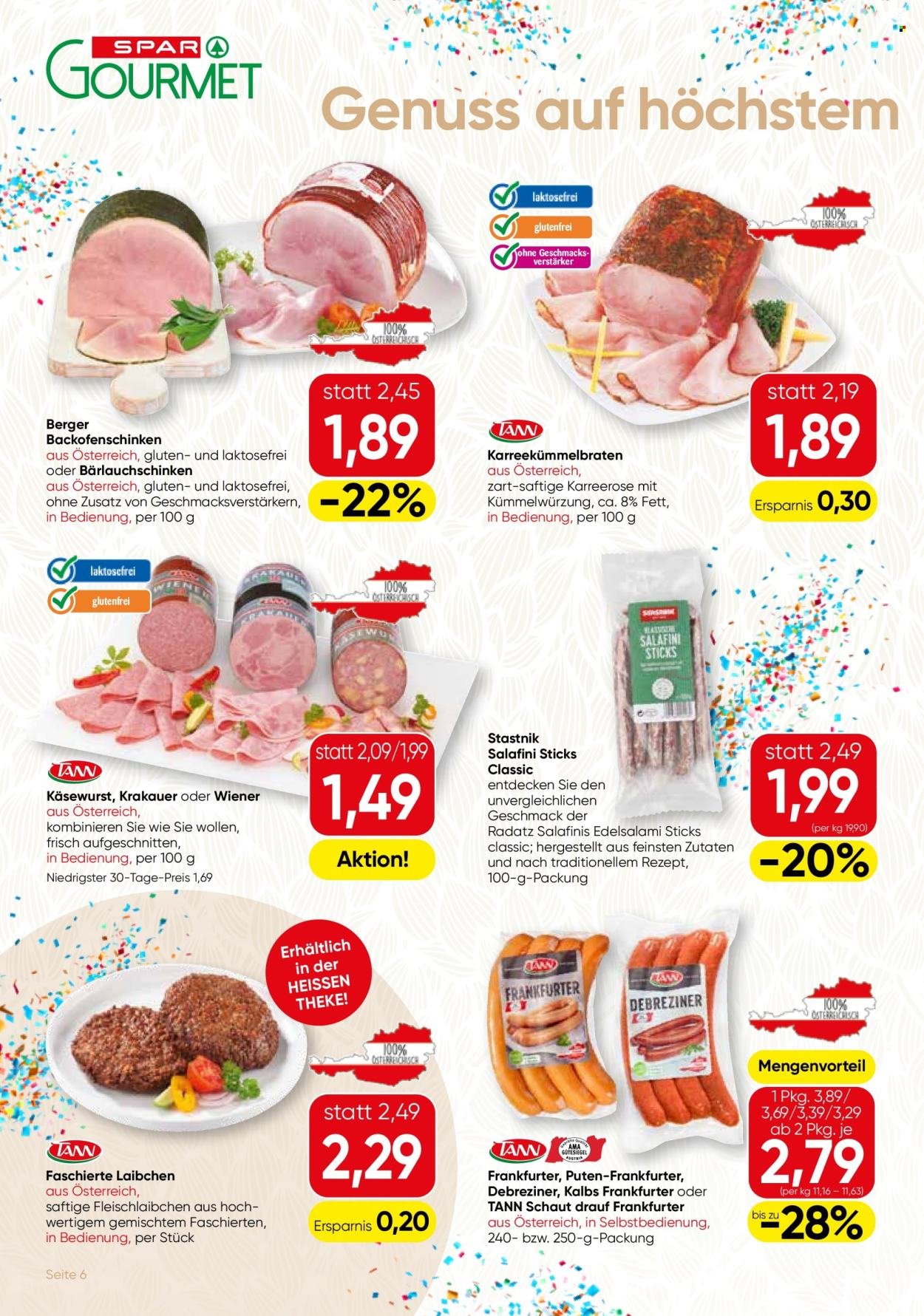 SPAR Flugblatt - Gourmet