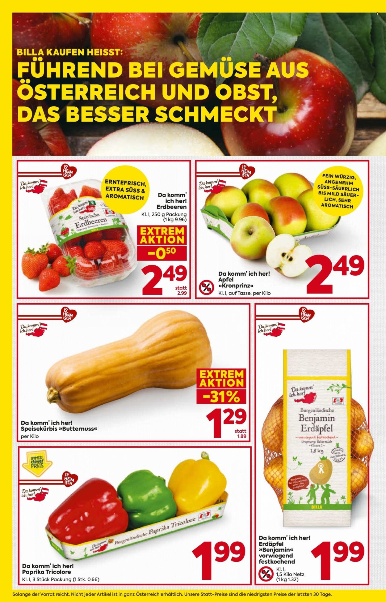 BILLA Flugblatt - Ab Donnerstag, 29.10.2026