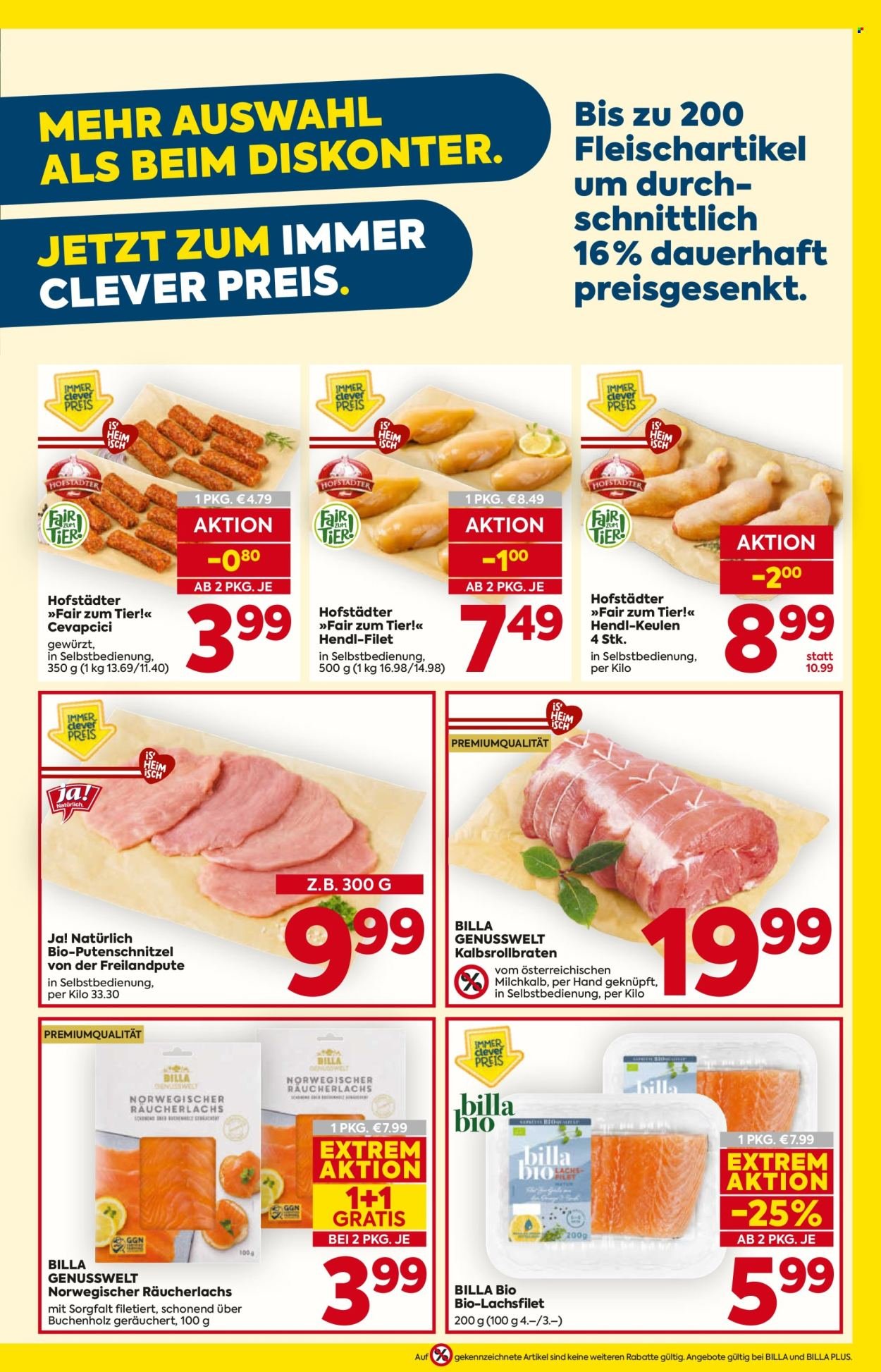 BILLA Flugblatt - Ab Donnerstag, 29.10.2026