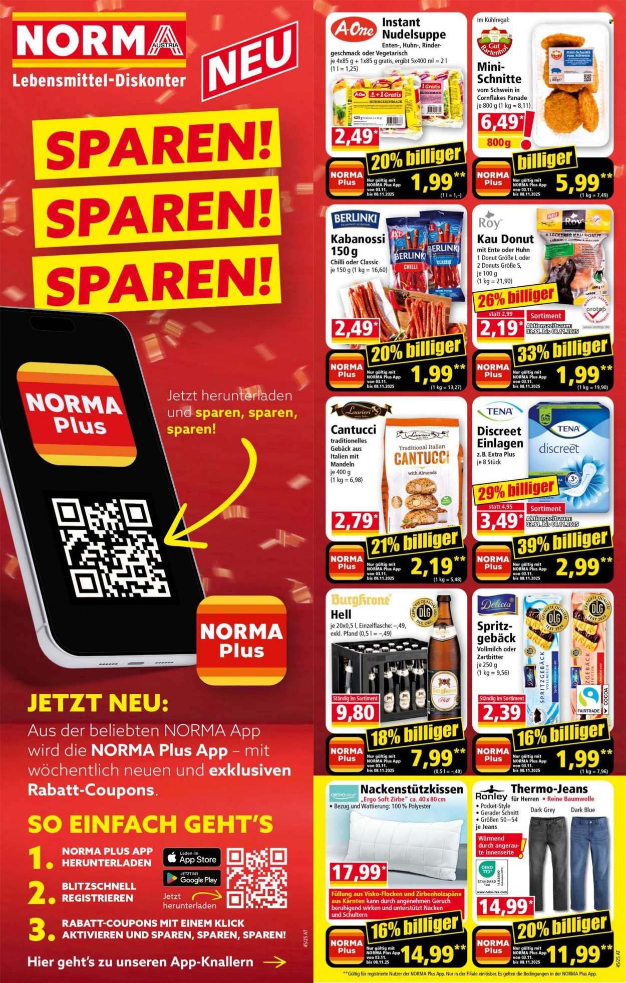 NORMA Flugblatt - Ab Montag, 3.11.2025