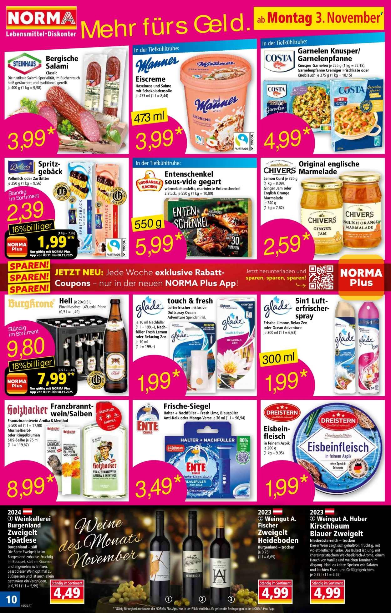 NORMA Flugblatt - Ab Montag, 3.11.2025