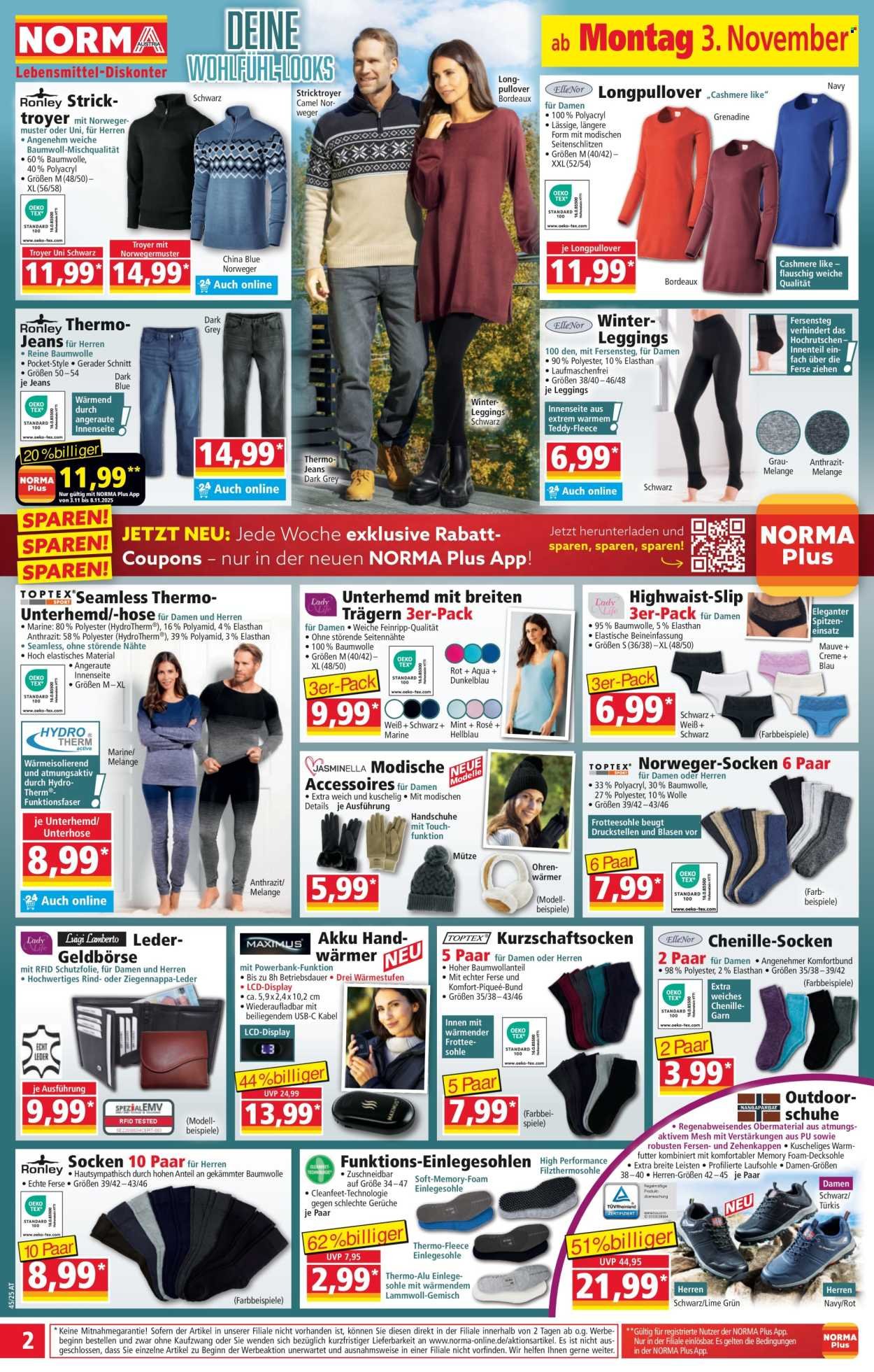 NORMA Flugblatt - Ab Montag, 3.11.2025