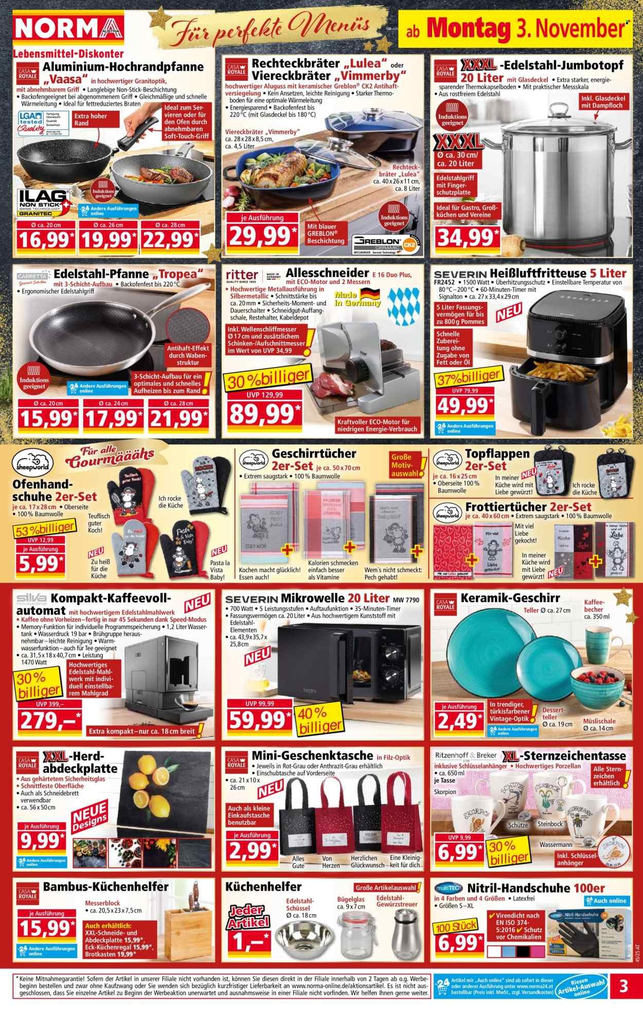 NORMA Flugblatt - Ab Montag, 3.11.2025