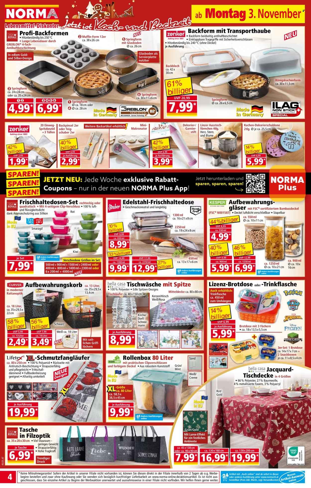 NORMA Flugblatt - Ab Montag, 3.11.2025