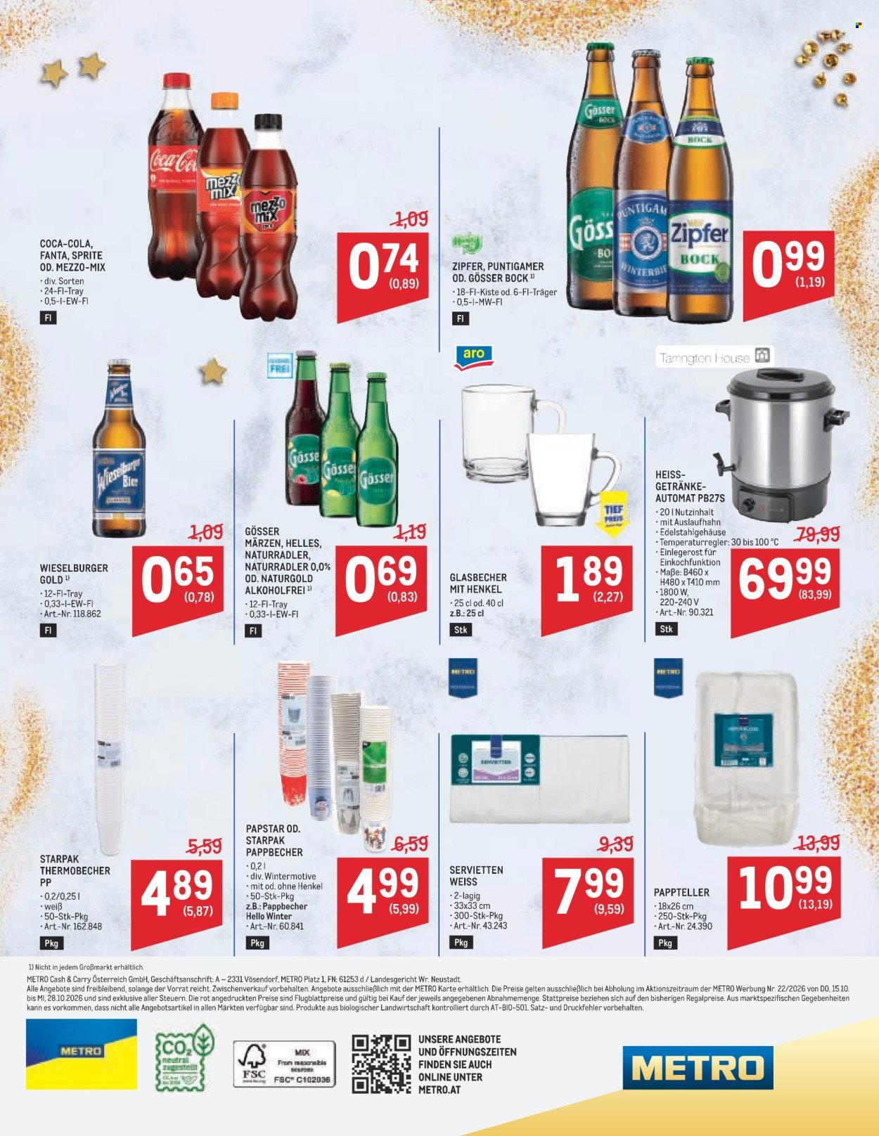 METRO Flugblatt - Durststrecke