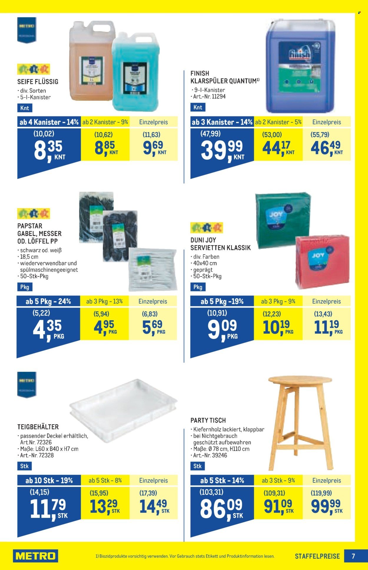 METRO Flugblatt - Metro Profi