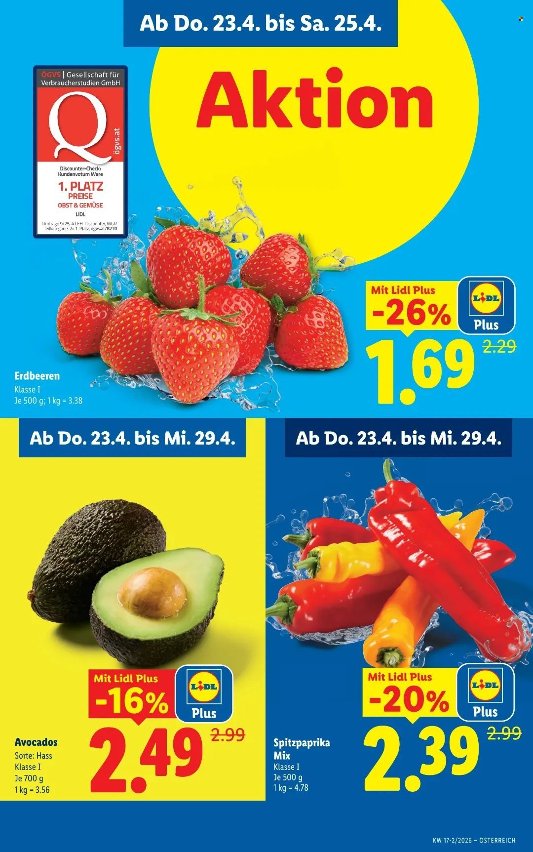 LIDL Flugblatt - Ab Donnerstag, 23.4.2026