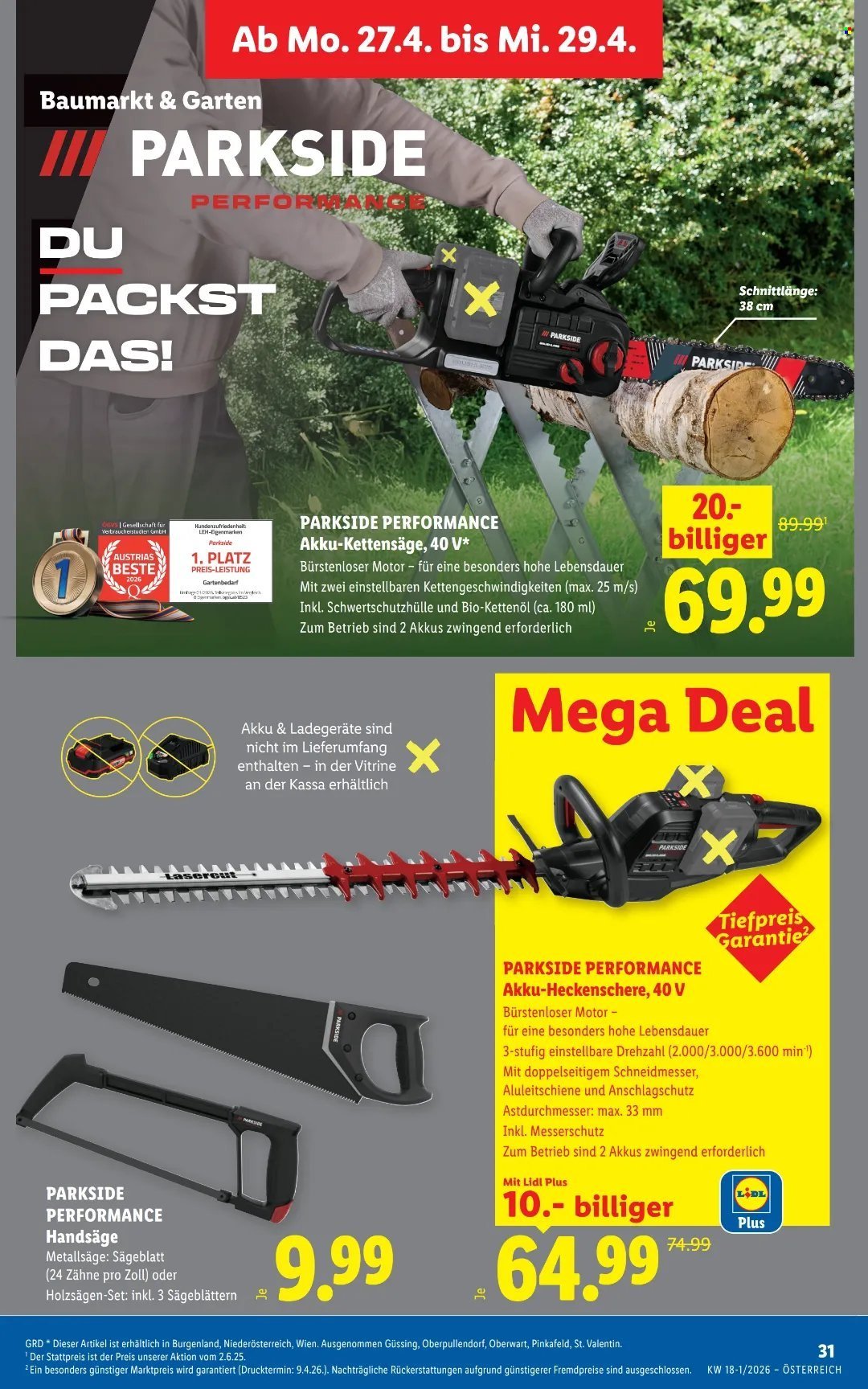 LIDL Flugblatt - Ab Donnerstag, 23.4.2026