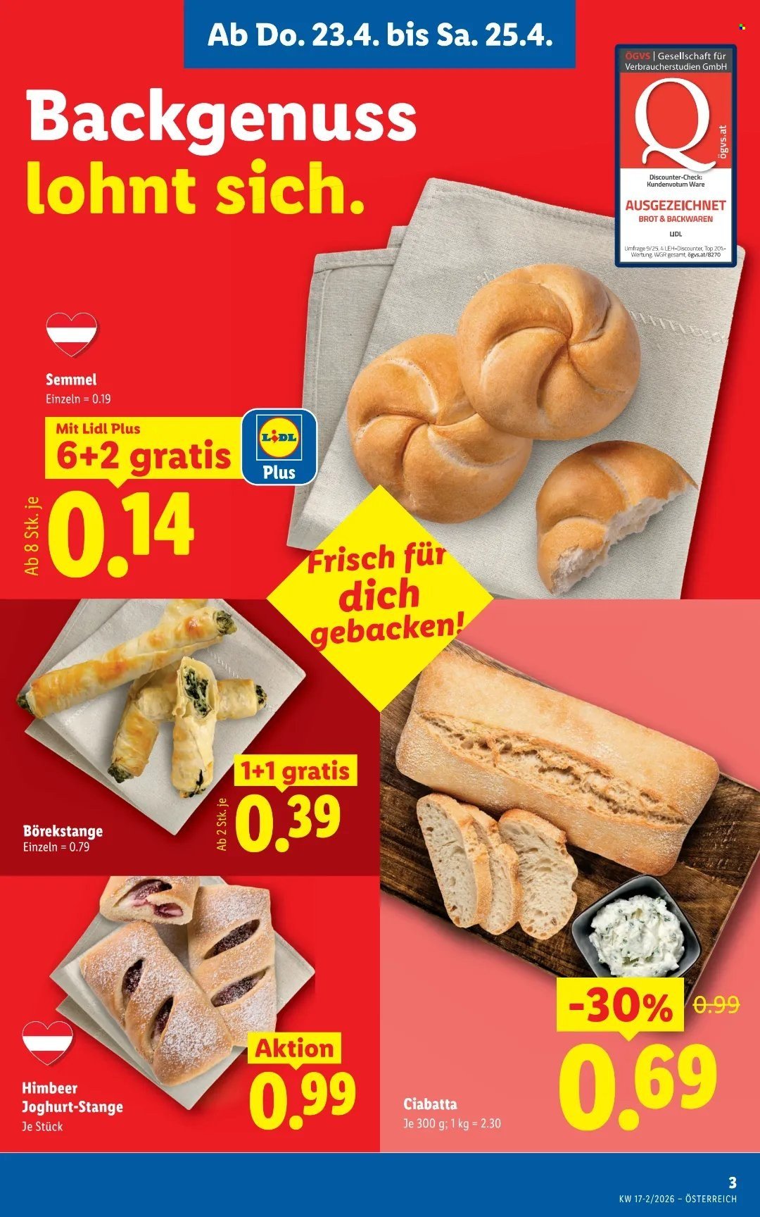 LIDL Flugblatt - Ab Donnerstag, 23.4.2026