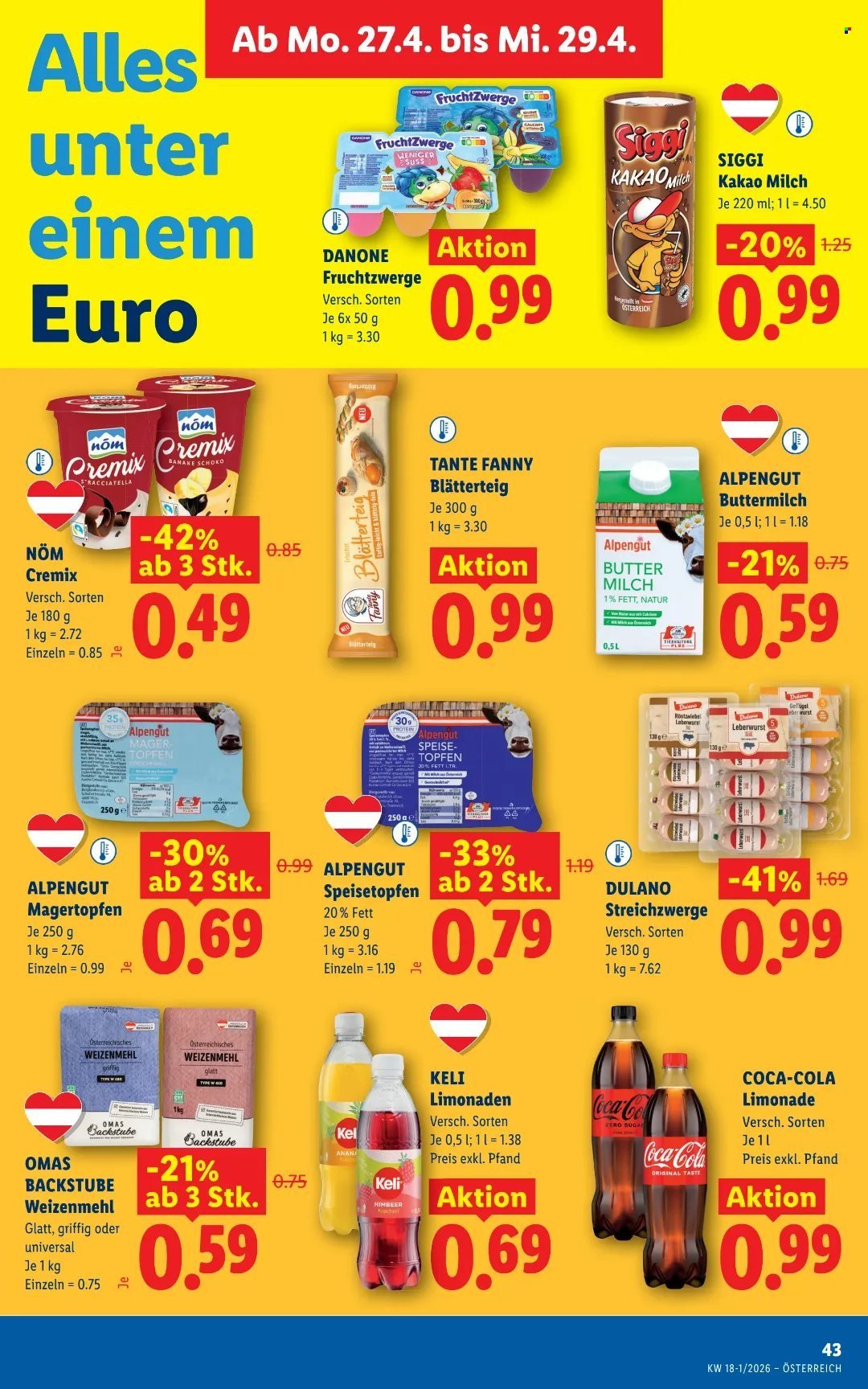 LIDL Flugblatt - Ab Donnerstag, 23.4.2026