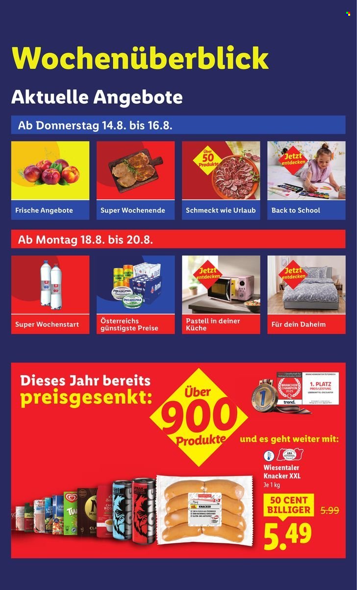 LIDL Flugblatt - Ab Donnerstag, 14.8.2025 (2025-08-14 - 2025-08-20)