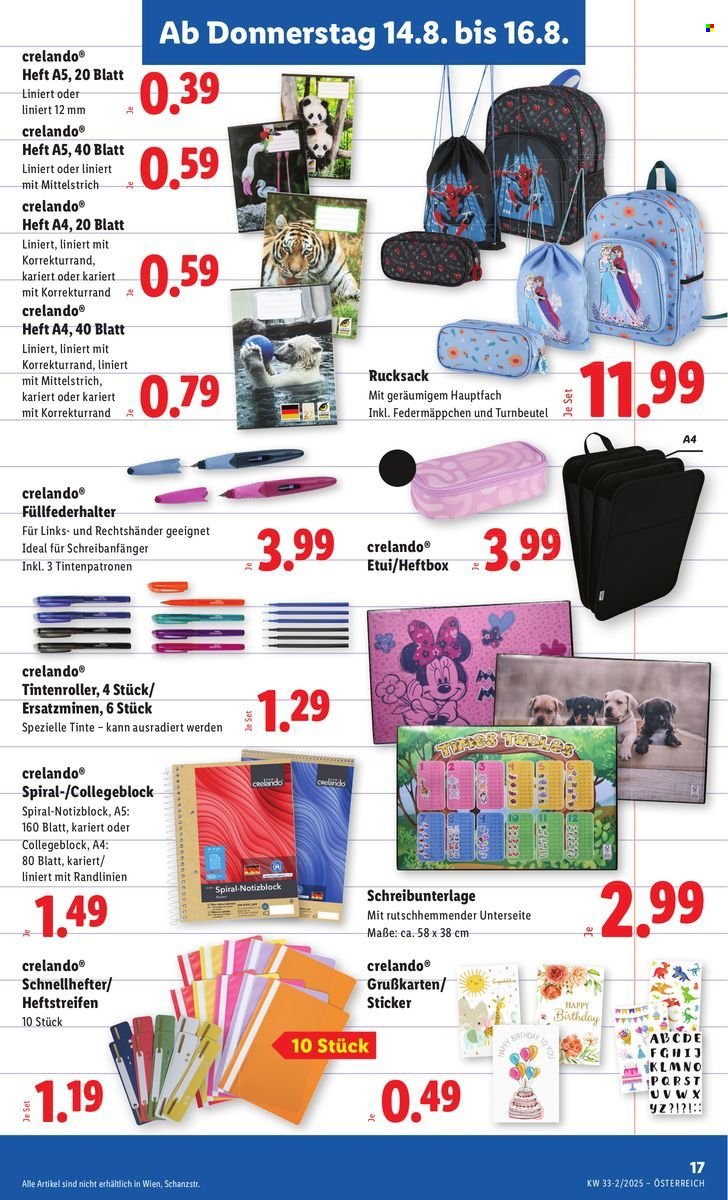LIDL Flugblatt - Ab Donnerstag, 14.8.2025 (2025-08-14 - 2025-08-20)
