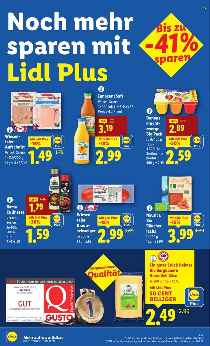 LIDL Flugblatt - Ab Donnerstag, 14.8.2025 (2025-08-14 - 2025-08-20)