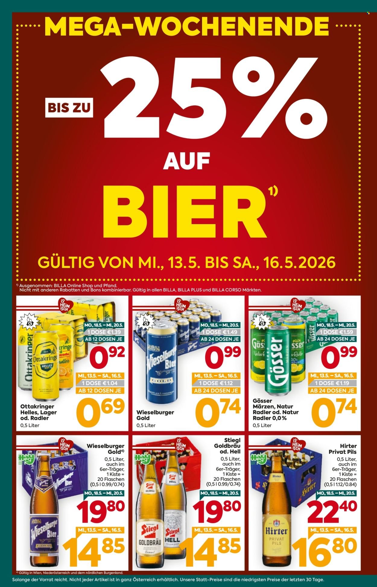 BILLA PLUS Flugblatt - Ab Mittwoch, 13.5.2026