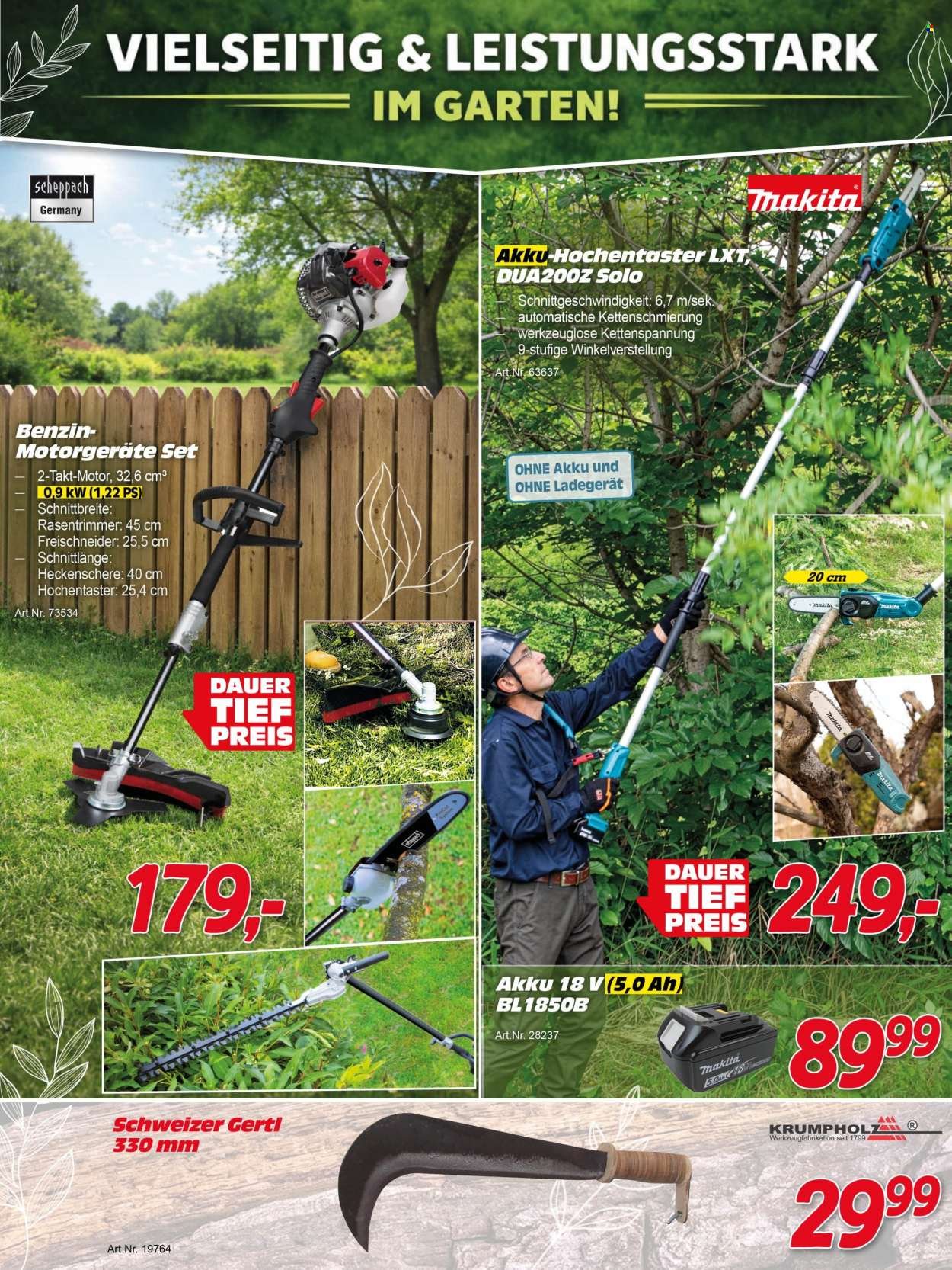 ZGONC Flugblatt - Frühjahrsauftakt Garten & Pool