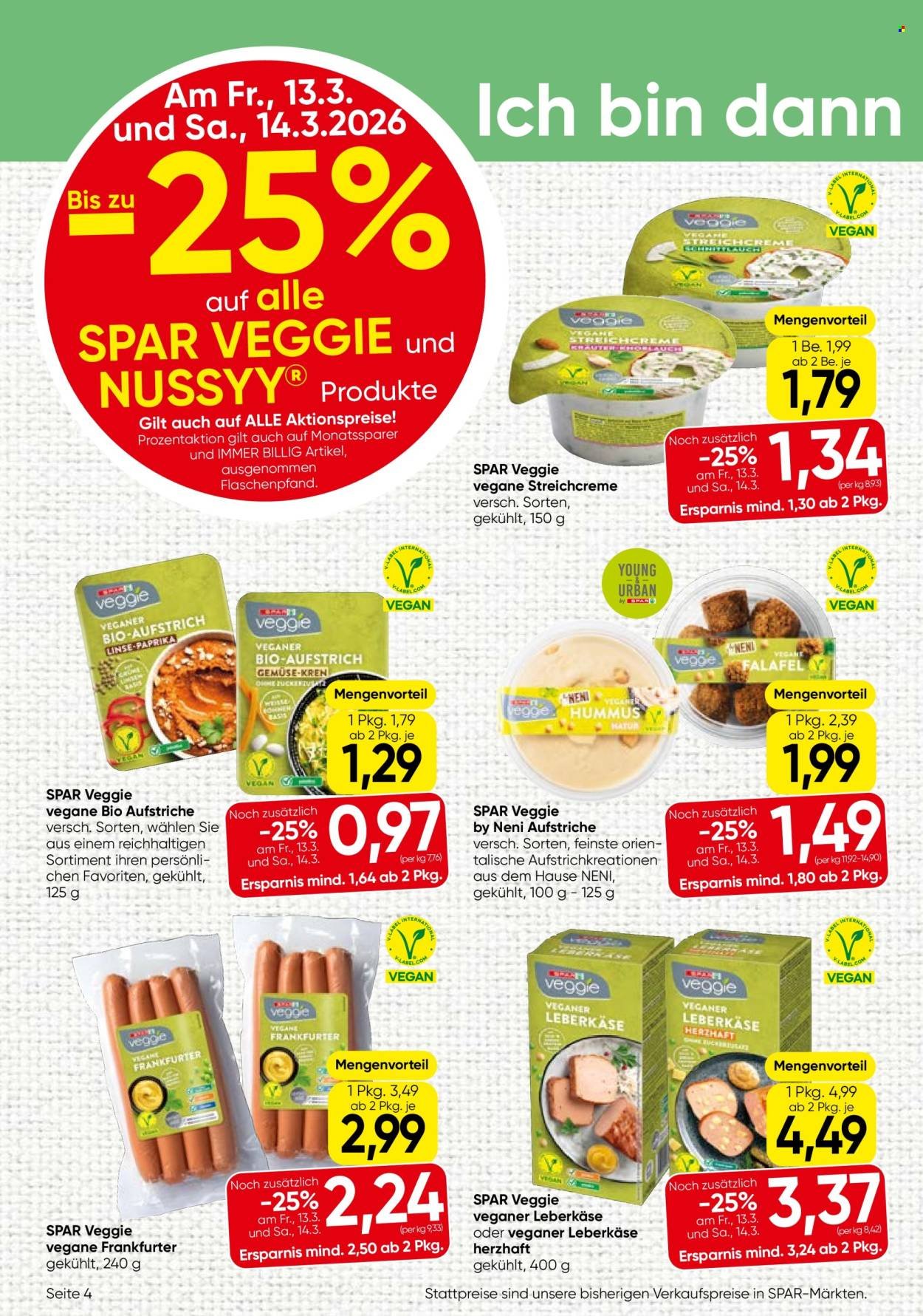 SPAR Flugblatt - Gourmet